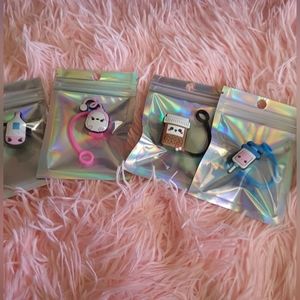 4 PC New straw covers